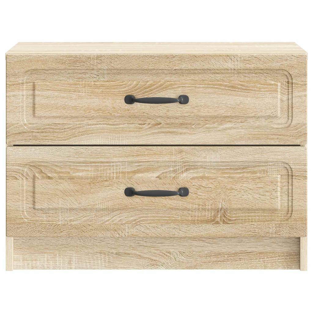 Nightstand Sonoma Oak 62 X 34.5 X 44.5 Cm Particleboard