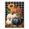Briarwood Lane Herbst Karierte Kürbisse Garten Halloween Flagge