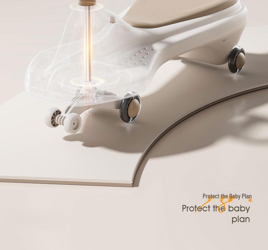 Kids' Twist Car: Anti-Rollover Ride-On Toy for Ages 1-6