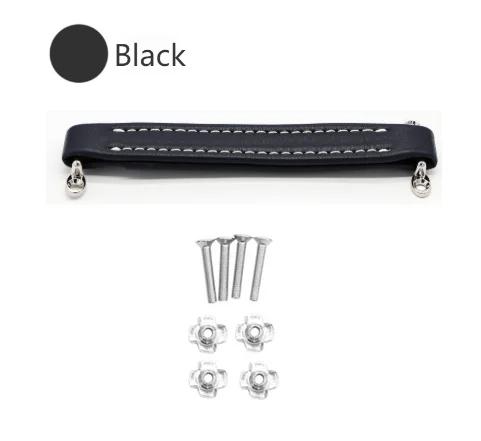 Leather Handle -Vintage Style Soft Leather Guitar Amplifier Speaker Handle Cabinet Drawer Knobs Gear Hardware Parts Accessories