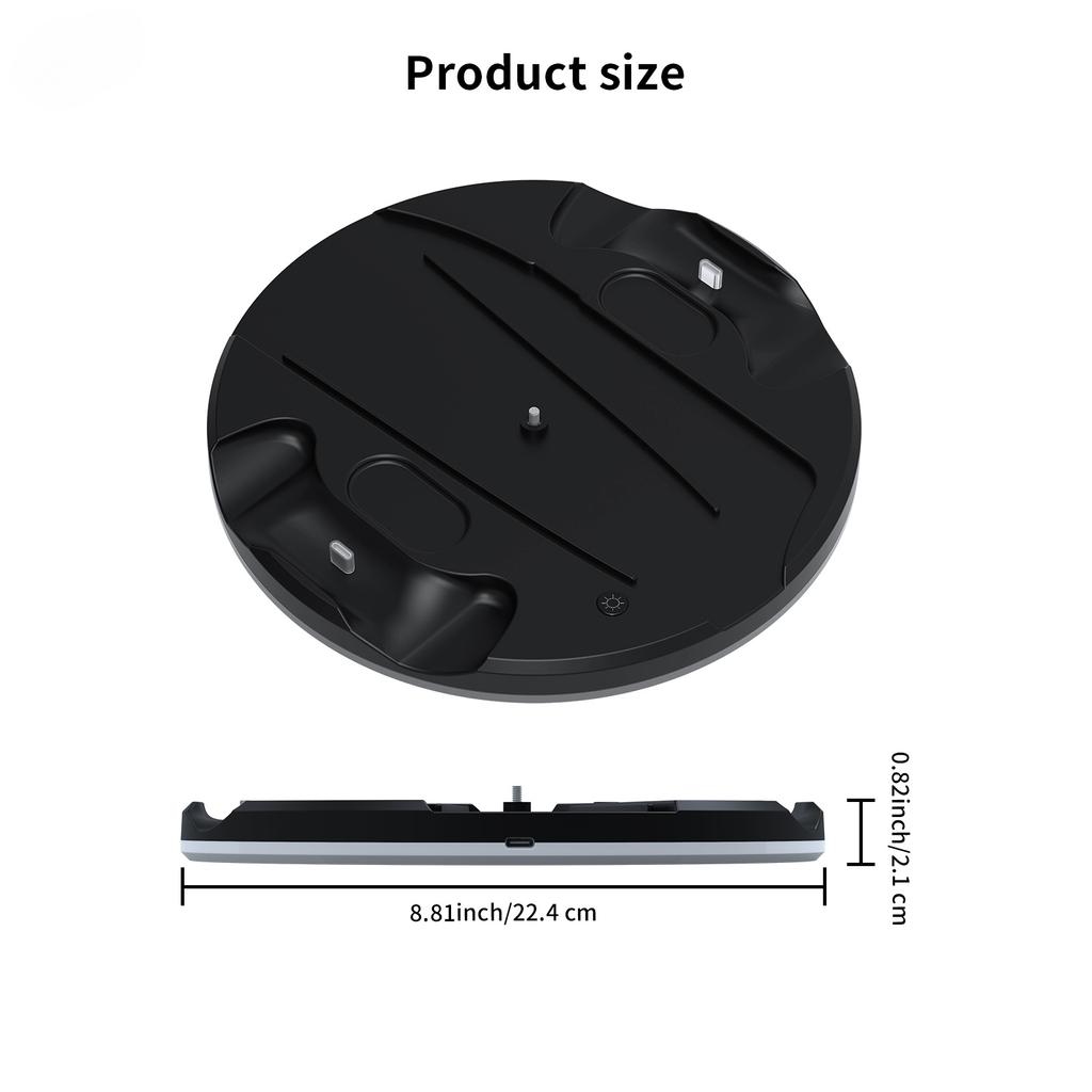 Colorful Luminous Bracket for PS5 Slim Game Console, Optical Version Digital Version Base Bracket for PS5 Slim Game Console