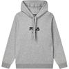 Fila ORIGINALE Logo Letter Comfortable Soft Loose Fit Knitted Fabric Hooded Long Sleeved Fleece Lined Sweatshirt Unisex F51M449202F-MG
