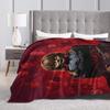 The Conjuring Annabelle Rossa Coperta in Flanella Calda Morbida Coperta Plaid per Divano Sedia Viaggio Ufficio Copriletto Copridivano Letto