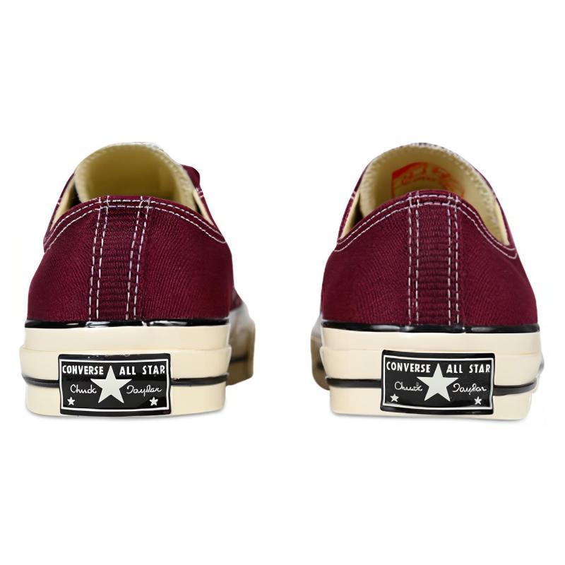 Converse 1970s Trendy Versatile Low-Top Canvas Shoes Unisex Burgundy