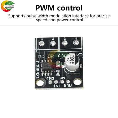 DRV8871 DC 6,5-45V DC H-Brücken-Motor-Treiber-Modul 3,6A Bürstenmotor-Treiber PWM-Steuerung Treiber-Modul Motor-Treiber