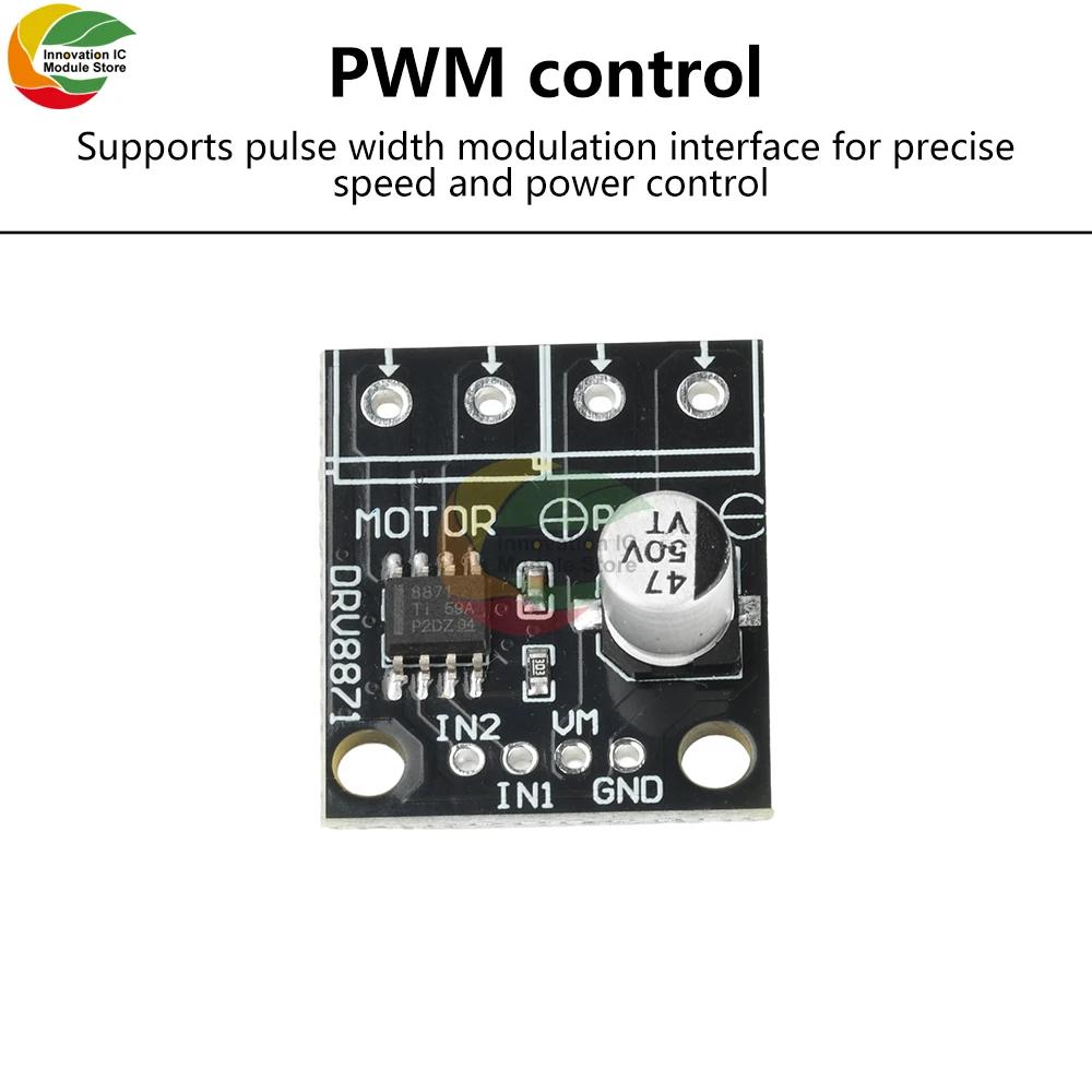 DRV8871 DC 6.5-45V Dc H-bridge Motor Driver Module 3.6A Brushed Motor Driver Pwm Control Driver Module Motor Driver