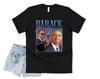 Barack Obama Homage T-shirt Funny America Icon Legend President 90's USA Retro