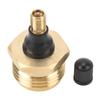 RV Blow Out Plug Brass Winterize Blow Out Adapter Fitting for Motorhome Travel Trailer Water Hose