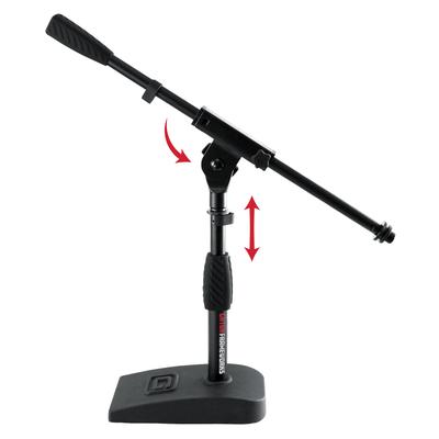 Pied de microphone GATOR Frameworks à perche courte pour basses GFW-MIC-0821 (pour batterie/amplificateur, etc.) []
