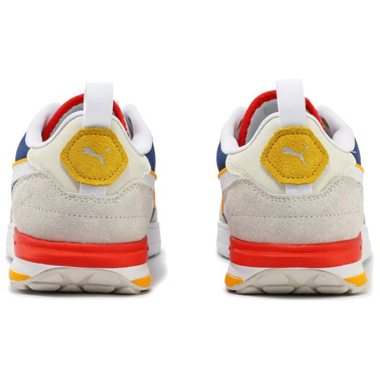 Puma R22 Comfortable Lightweight Low-Top Casual Shoes Unisex Sneakers White Blue 383462-12