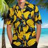 Banana Flower 3D Print Hawaiian Shirt Men Women Beach Short Sleeve