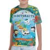 The Octonauts Children Cartoon Print T Shirts Summer O-neck High Quality Boy Childrens Clothing 3D Cartoon Print Crewneck Tees Cute Tops Anime T-shirt
