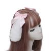 Plush Lolita Hairclips Soft Cosplay Headwear Kawaii Bunny Ears Hairpin  Party Wear