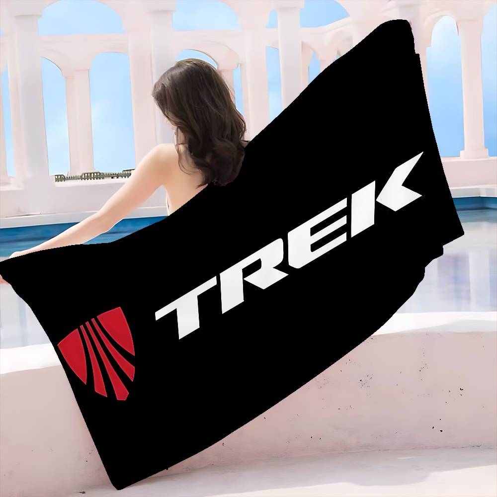 T-TrekS LOGO Microfiber Blanket Quick Drying Beach Towels Oversized Printing Super Absorbent Pool Towel Blanket