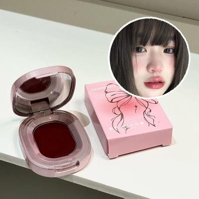 Silky Satin Multi-Use Cream, Delicate Texture, Long-Lasting, Non-Smudging, Three-In-One for Lips, Cheeks, and Eyes, Suitable for All Skin