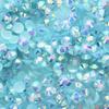 Hot Sale Bulk Package Non Hotfix Flatback Jelly Black AB Resin Rhinestones 2mm 3mm 4mm 5mm 6mm for DIY Crafts