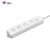 GN-410 4-Outlet Power Strip with Overpower Protection CN Plug (adapter Included)