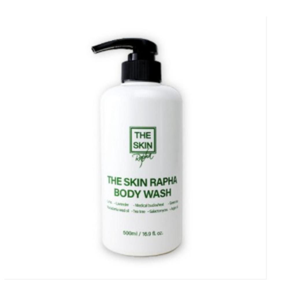 THE SKIN Rapha Body Wash - 500ml Family Size Moisturizing & Gentle Cleanser for Sensitive Skin