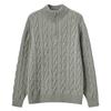 TonLion Men's Mock Neck Pullover Knit Sweater