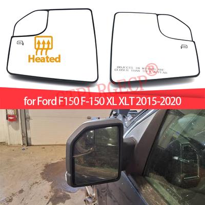 For Ford F150 F-150 XL XLT 2015-2020 Auto Car Left or Right Heated Clear Rear View Side Mirror Glass Lens Accessories LH RH