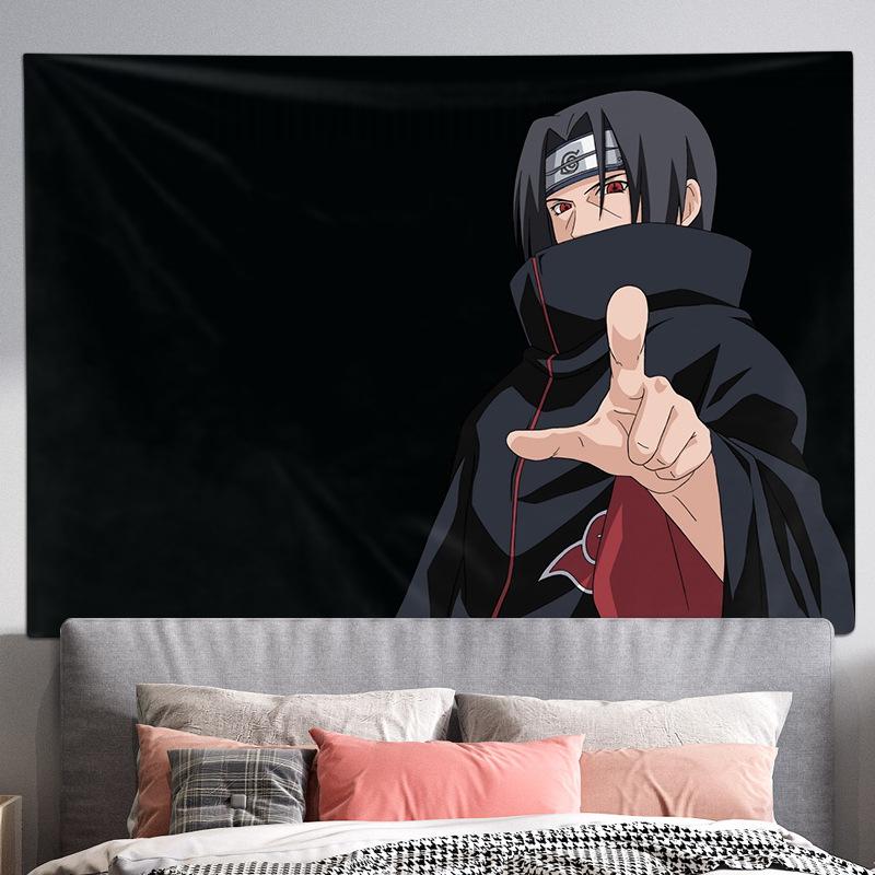 Living Room Background Cloth, Bedroom Hanging Cloth, Japanese Cartoon Anime Tapestry, Room Wall Carpet