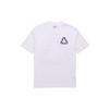 Palace P3 Team T-Shirt With Back Logo Print Unisex Tops Dark White P19TS236