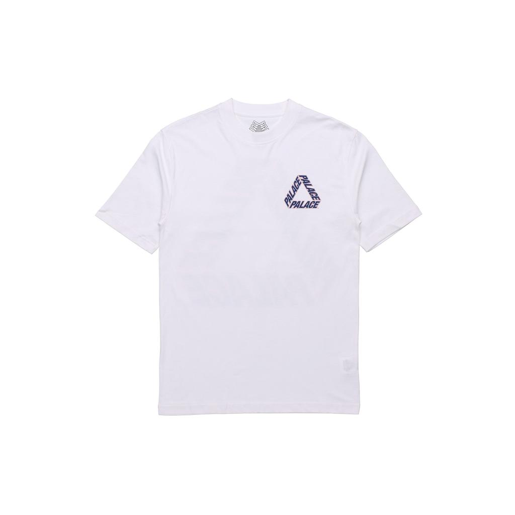 Palace P3 Team T-Shirt With Back Logo Print Unisex Tops Dark White P19TS236