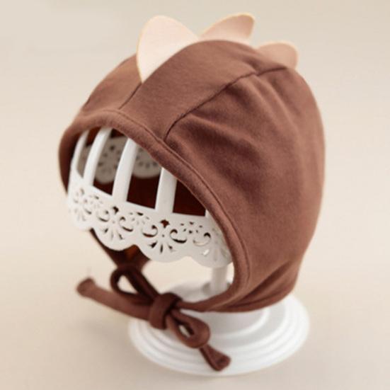 Dekorative Kleinkindmütze, exquisite Einfassung, atmungsaktive Baumwolle, verstellbarer Riemen, Babymütze für den Frühling