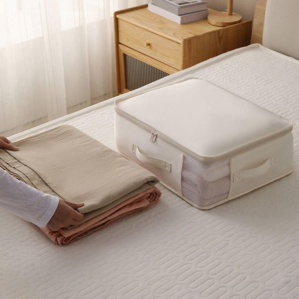 Folding Clothes Quilt Storage Bag Large Capacity Moving Packing Bag Bed Sheet Storage Bag Bedroom