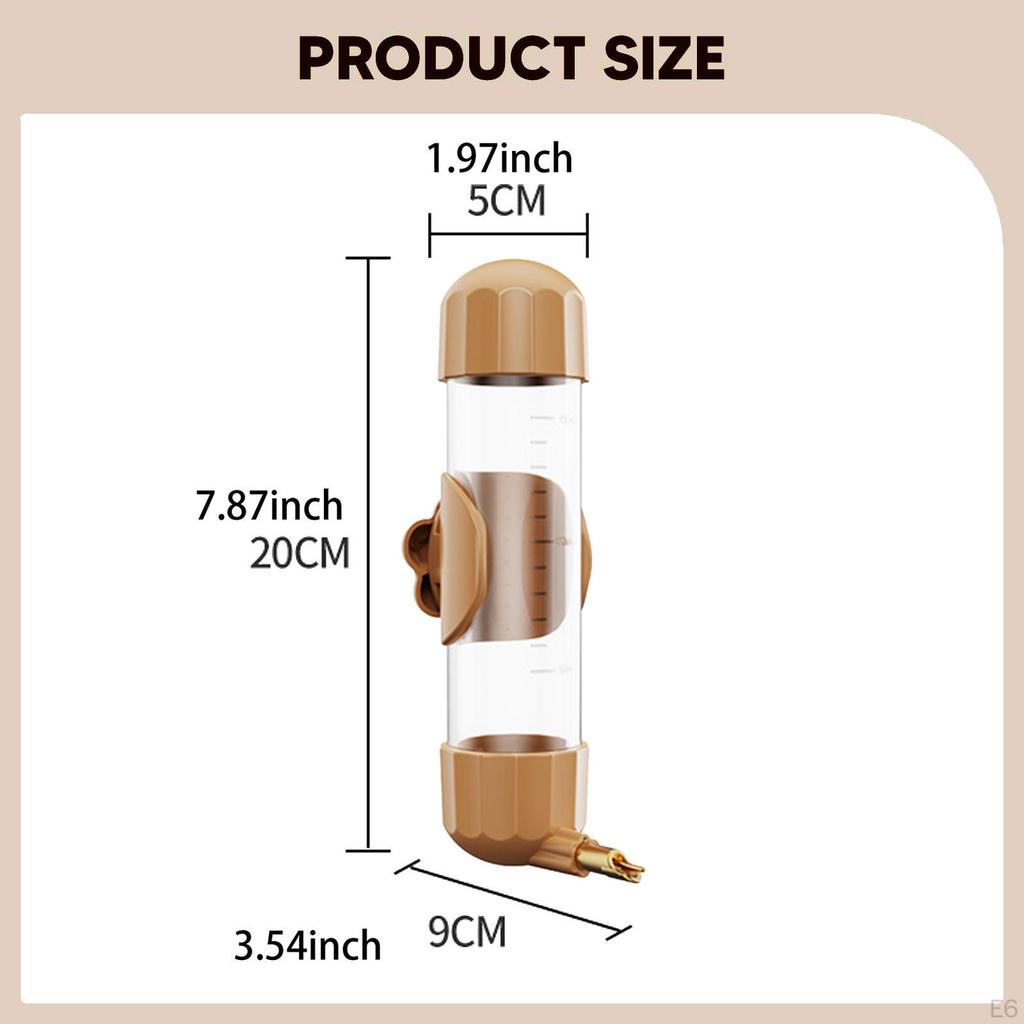 Bird Water Dispenser Automatic Drinking Device Portable Cage Drinker Container for
