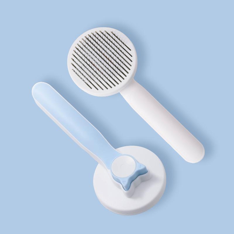 Pin Brush for Grooming - Soft Slicker Brush for Cats, Detangling Tool for Daily Use