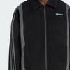 adidas Originals Solid Color Simple Polo Collar Long Sleeve Jacket Men Jacket JX3085