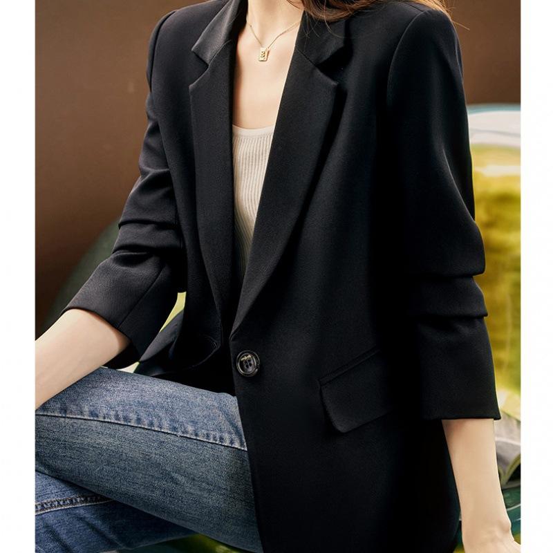 Women's Solid Color Casual Business Blazer