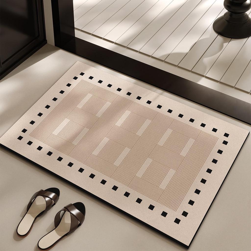 Cartoon Non-slip Absorbent Bathroom Mat - Stain-Resistant, Easy-Clean, Quick-Dry Carpet for Household Toilets and Doors