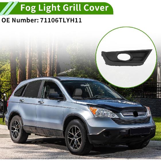 No.71106TLYH11 Fog Light Grill for Honda CRV 2016-2019 Black Front Right Front Lower Bumper Fog Light Cover Inserts ABS 1 Pc