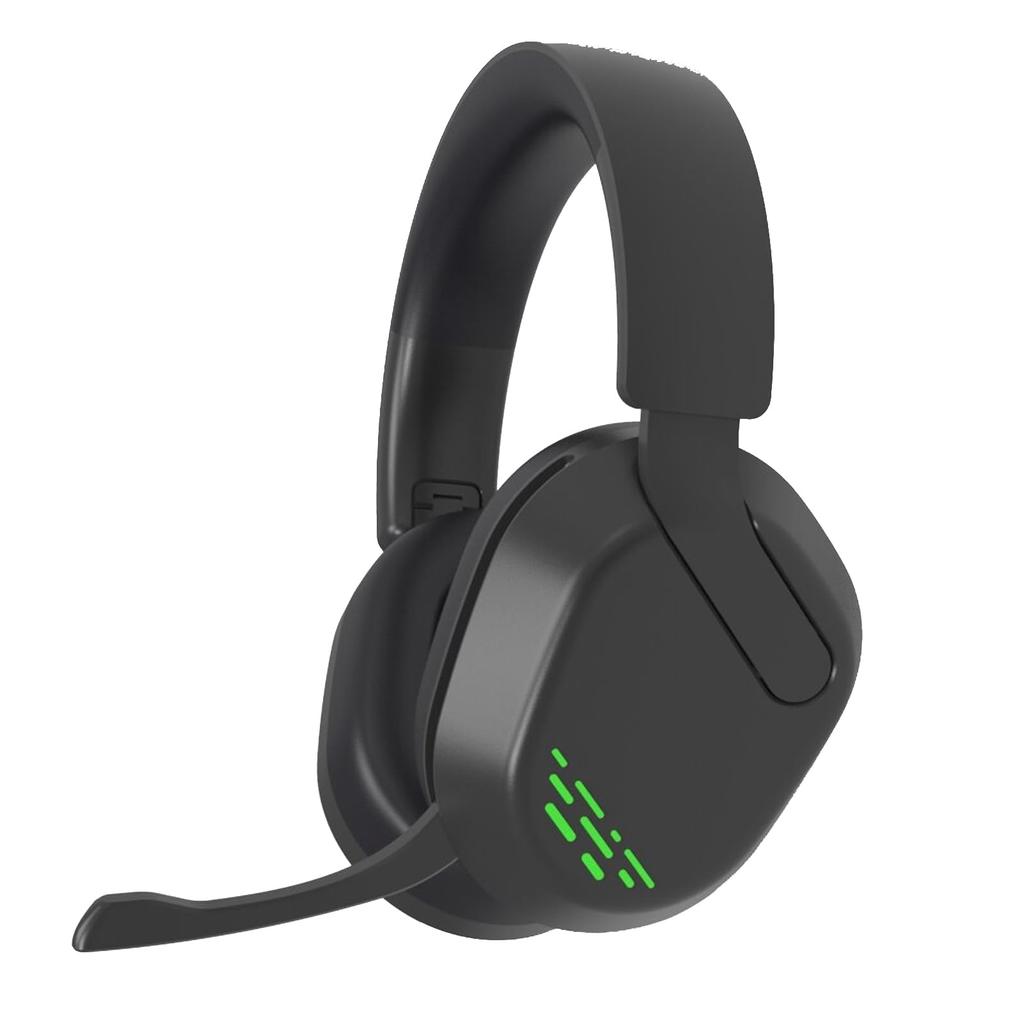 Rumoon Gaming Headset with ENC 1050mAh High Compatible with Genshin and Fortnite Microphone, Capacity, Black, Apex, CoD, Impact,