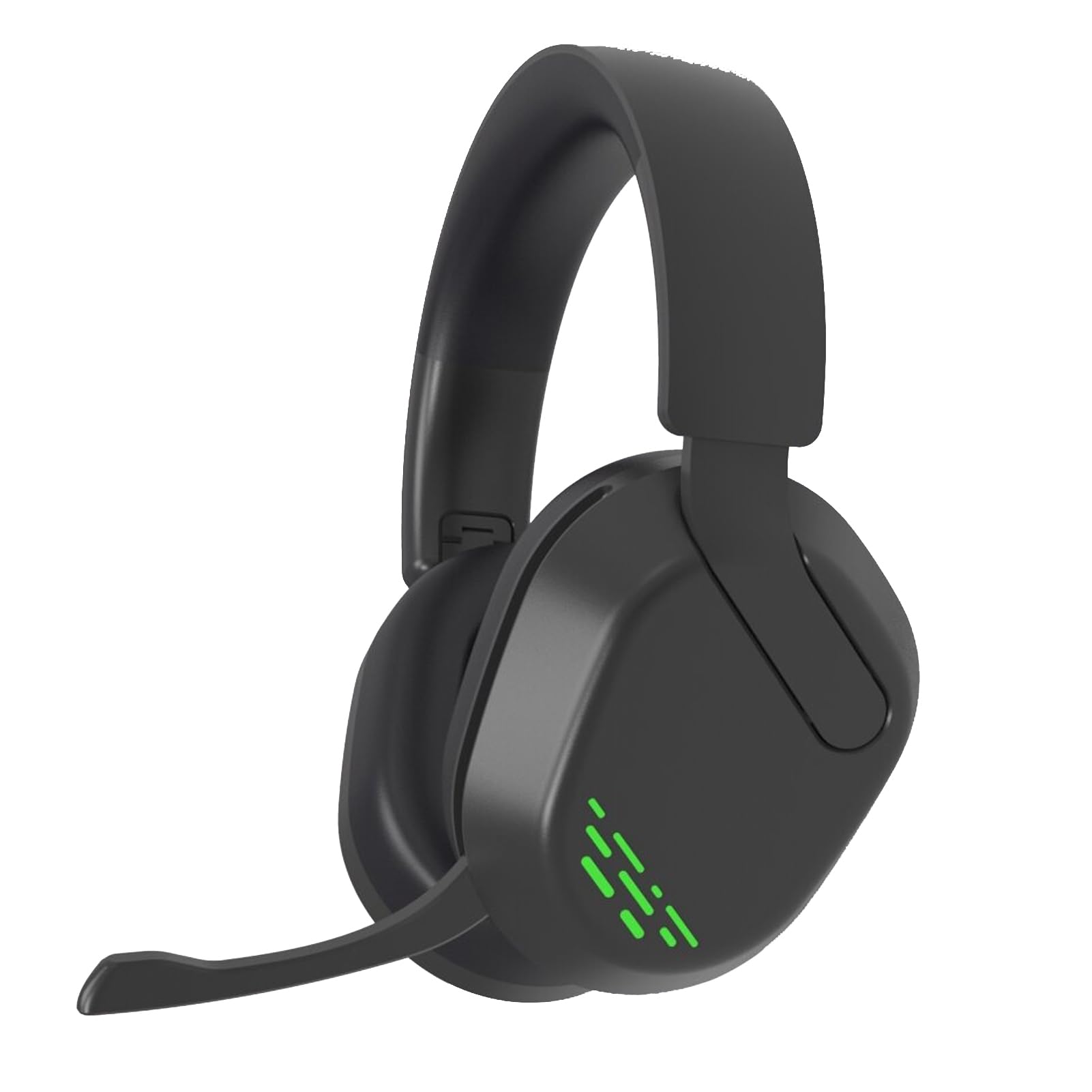 

Rumoon Gaming Headset with ENC 1050mAh High Compatible with Genshin and Fortnite Microphone, Capacity, Black, Apex, CoD, Impact, чёрный