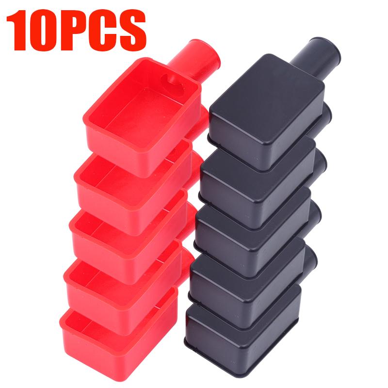 1-10 BUC Capac Terminal Baterie Auto Pozitiv Negativ Borne Superioare Protecție Izolare Carcasă Conectori Cablu Baterie Capace de Cauciuc