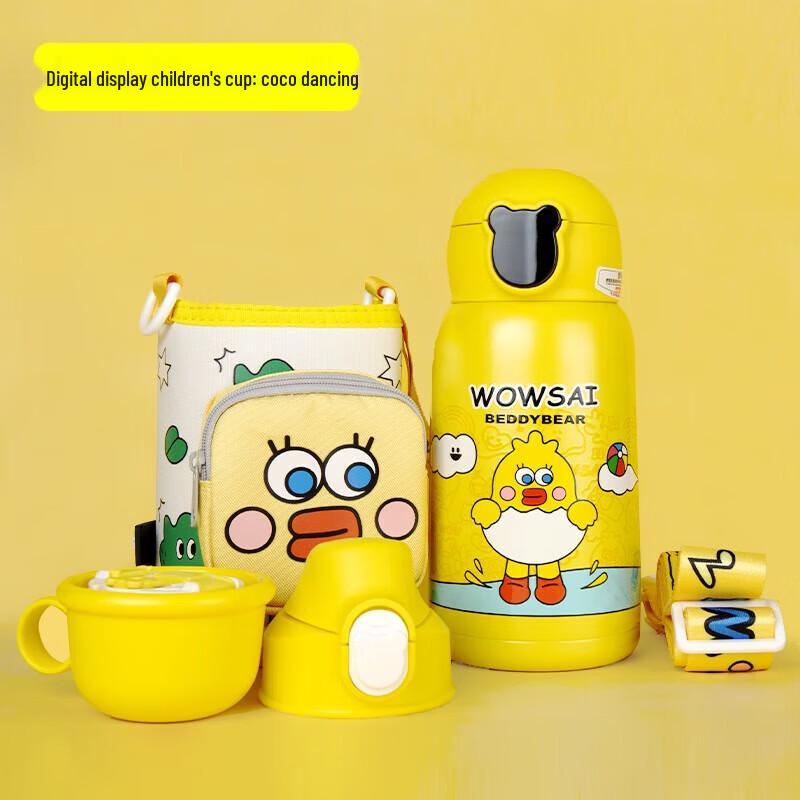 BEDDYBEAR Kids 316 Stainless Steel Insulated Straw Water Bottle
