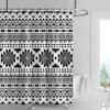 Decorazione casa tende da doccia bagno tessuto tenda impermeabile Soggiorno Moderno Nordico Moderno motivo geometrico semplice