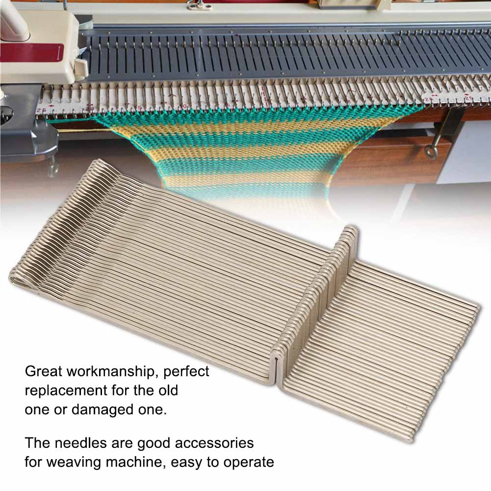 40Pcs Steel Knitting NaMachine Needles Wving Tool Wver Accessories Fit for KH230 14.2cm