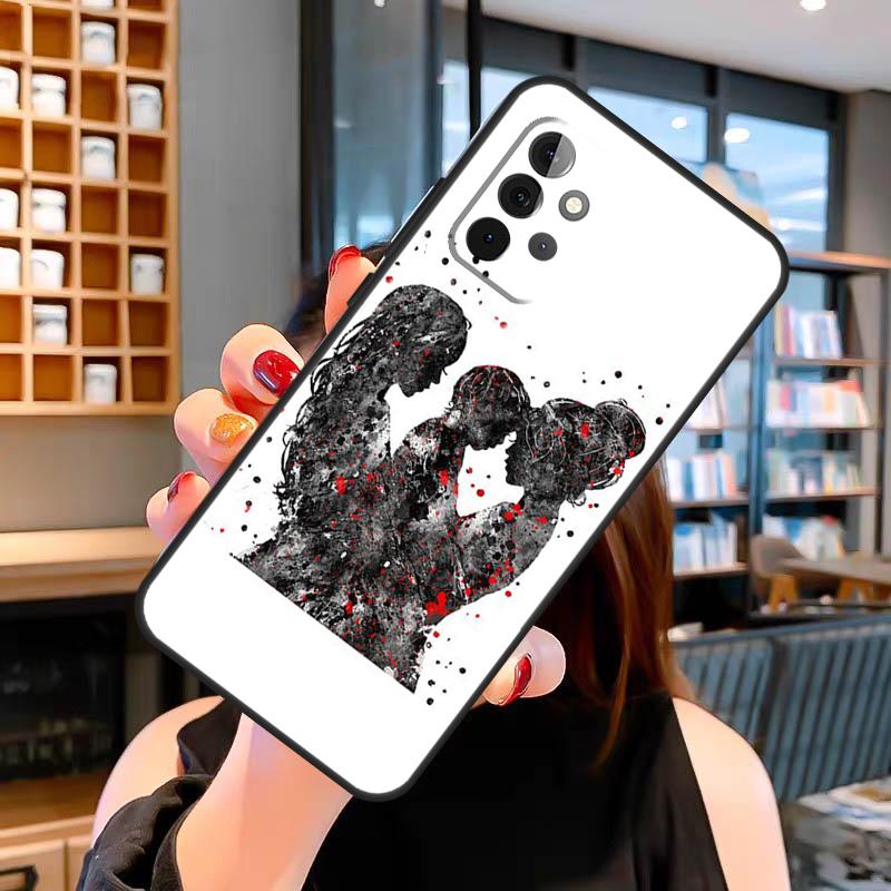 Mom Daughter Girl Son Dad Case For Samsung Galaxy A14 A34 A54 A31 A41 A51 A71 A13 A33 A53 A12 A22 A32 A52 S Cover