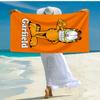 Ultra-Soft Beach Towel with Garfield Theme,Ideal for Pool - Camping, Diving - Perfect Travel Essential, Vibrant Beach Towel.