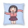 Osaka Doing The Wave Hands Azumanga Daioh Anime Square Pillowcase Pillow Cover Cushion Decor Comfort Throw Pillow for Bedroom