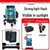 High-Precision Outdoor Green Laser Level - 2, 3, or 5 Lines with Infrared Automatic Leveling