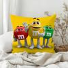 Sweet Candy Pillow Case Bedroom Sofa Living Room Backrest Decoration Square MMMs Fashion Cushion Nap Time