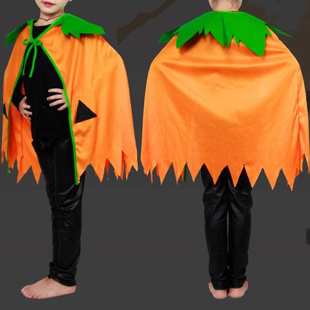 Cute Outdoor Party Hat Kids Fashion Accessories Halloween Decoration Halloween Cloak Pumpkin Bag