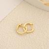 2024 New Smooth Metal Chunky Hoop Earrings for Women Fashion Gold Color Round Circle Hoops Girls Statement Earrings Punk Jewelry