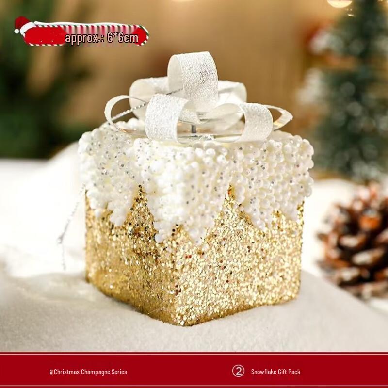 YIXI Christmas Snowflake Painted Foam Ball Set