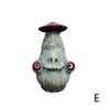 Creative New Halloween Skull Mushroom Sculpture Monster Resin Crafts Funny Home Garden Decorations Office Desktop Miniatures
